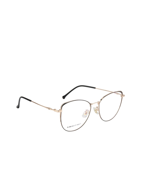 Clark N Palmer Women Black & Gold-Toned Embellished Full Rim Cateye Frames CNP-SL366-C7
Clark N Palmer Women Black & Gold-Toned Embellished Full Rim Cateye Frames CNP-SL366-C7