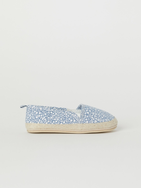H&M Girls Blue Printed Espadrilles