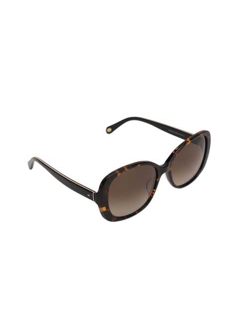 Fossil Women Rectangle Sunglasses 20054908657HA, Brown