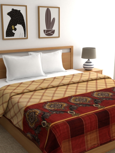 A Homes Grace Beige & Maroon Geometric Mild Winter 350 GSM Double Bed Flannel Blanket
A Homes Grace Beige & Maroon Geometric Mild Winter 350 GSM Double Bed Flannel Blanket