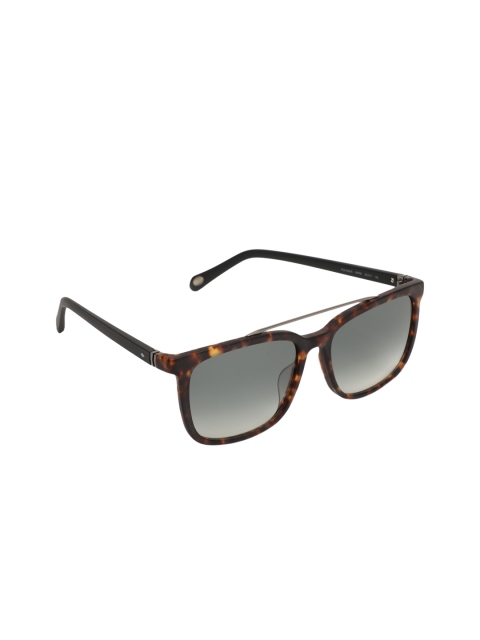 Fossil Men Rectangle Sunglasses 202261N9P559K, Green