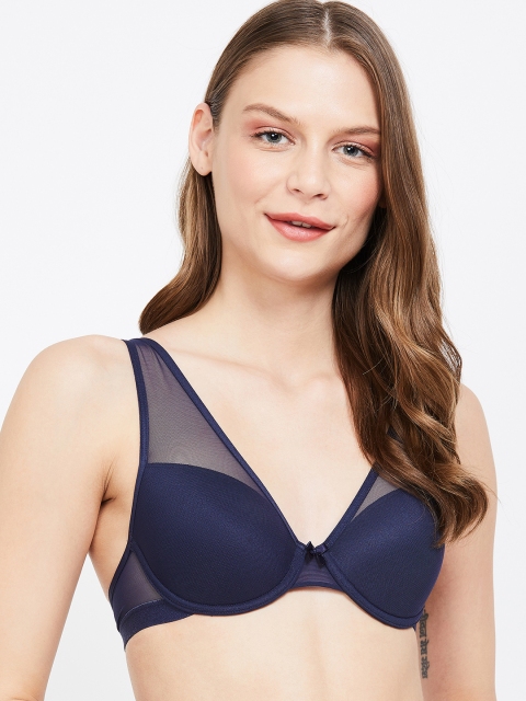 Ginger by Lifestyle Navy Blue Solid Underwired Lightly Padded Plunge Bra 8907362112957
Ginger by Lifestyle Navy Blue Solid Underwired Lightly Padded Plunge Bra 8907362112957