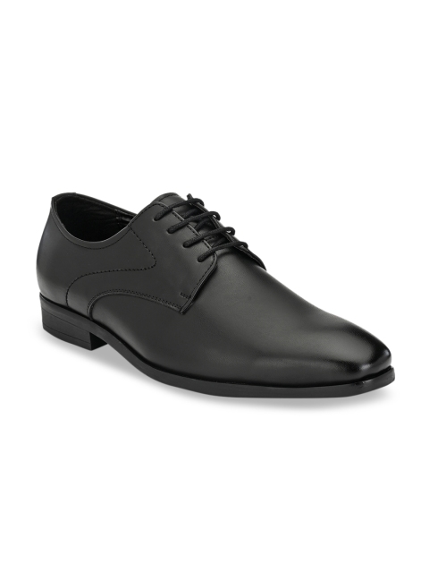 San Frissco Men Black Solid Formal Derbys