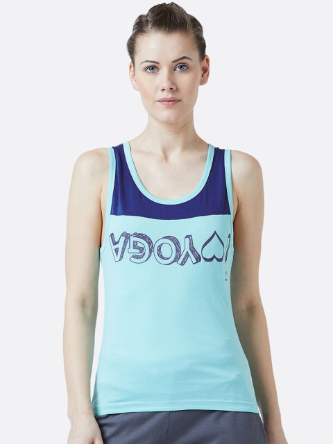 PERF Women Blue Printed Top