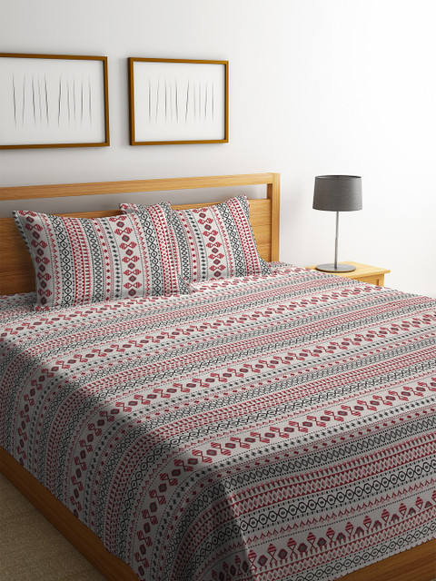 Soumya Maroon & Black Printed Premium Weaving Double Bed Cover With 2 Pillow Covers
Soumya Maroon & Black Printed Premium Weaving Double Bed Cover With 2 Pillow Covers