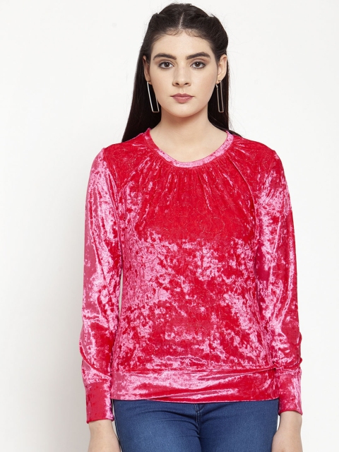 armure Women Pink Solid Top