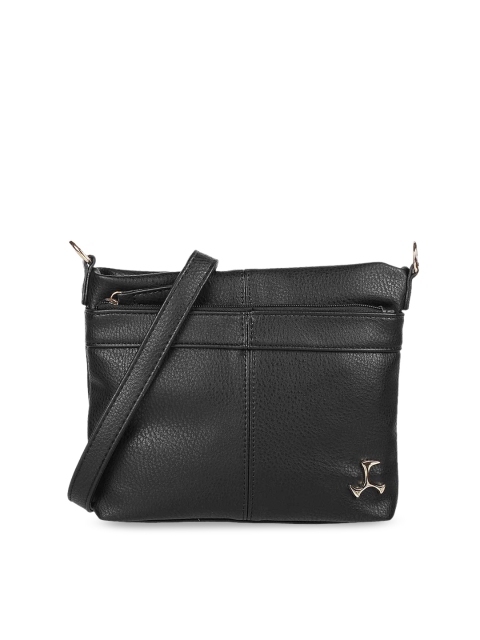 Mochi Black Solid Sling Bag