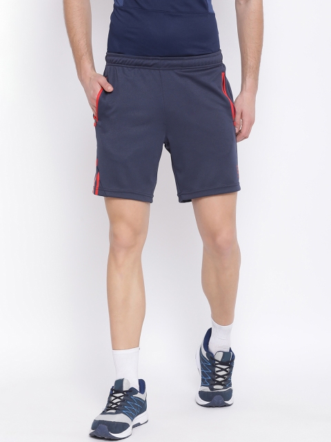 rock.it Men Navy Blue Solid Regular Shorts