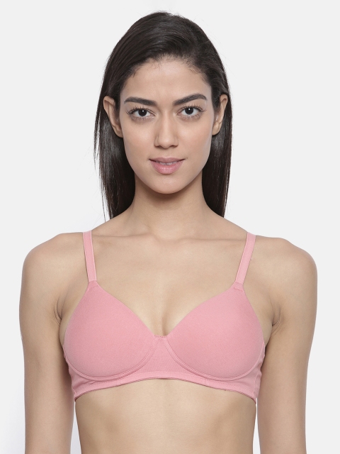 Bitz Rose Solid Non-Wired Lightly Padded T-shirt Bra EPB001