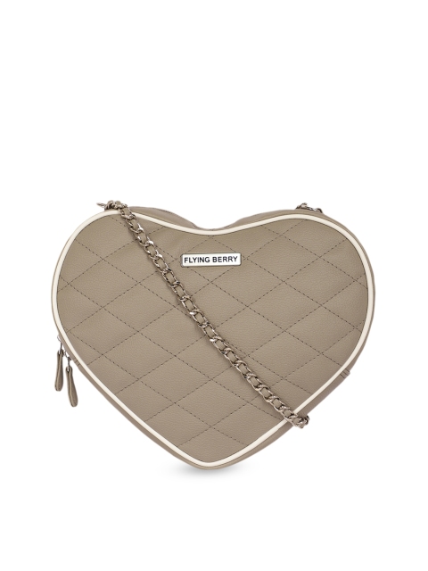 FLYING BERRY Grey Textured Sling Bag
