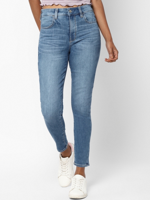 AMERICAN EAGLE OUTFITTERS Women Blue Regular Fit High-Rise Clean Look Stretchable Jeans
AMERICAN EAGLE OUTFITTERS Women Blue Regular Fit High-Rise Clean Look Stretchable Jeans