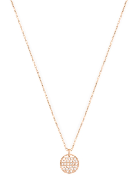 SWAROVSKI Rose-Gold-Plated Stone-Studded Pendant
