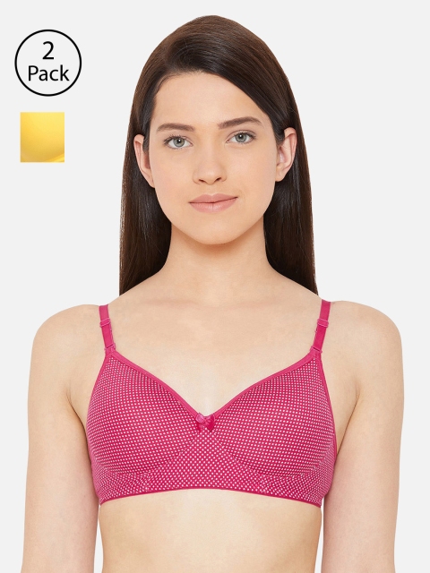 Lady Lyka Pack of 2 Printed Non-Wired Lightly Padded T-shirt Bra BREEZE-YLW-COSTA-001-FCA, Yellow
Lady Lyka Pack of 2 Printed Non-Wired Lightly Padded T-shirt Bra BREEZE-YLW-COSTA-001-FCA, Yellow