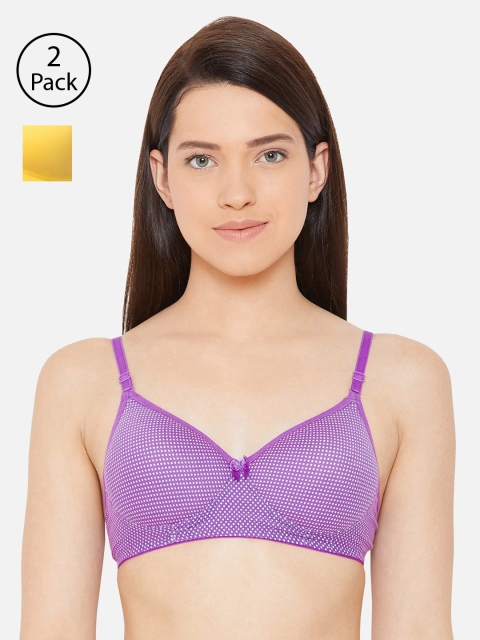 Lady Lyka Pack Of 2 Printed Non-Wired Lightly Padded T-shirt Bra BREEZE-YLW-COSTA-001-MVE, Purple
Lady Lyka Pack Of 2 Printed Non-Wired Lightly Padded T-shirt Bra BREEZE-YLW-COSTA-001-MVE, Purple