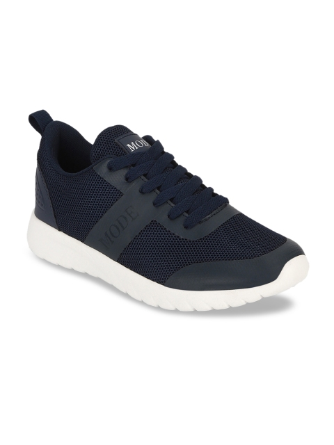 Mode by Red Tape Women Navy Blue & Grey Mesh Walking Shoes