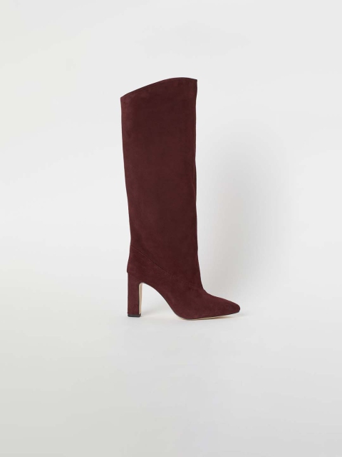 H&M Women Maroon Suede boots
