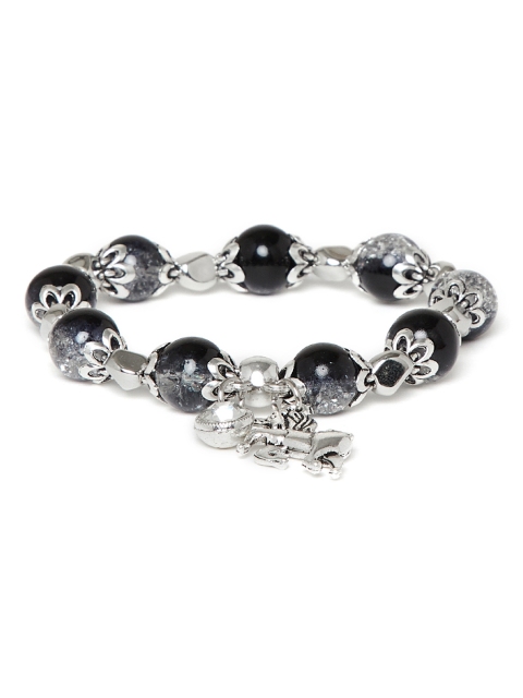 ZeroKaata Black Charm Bracelet