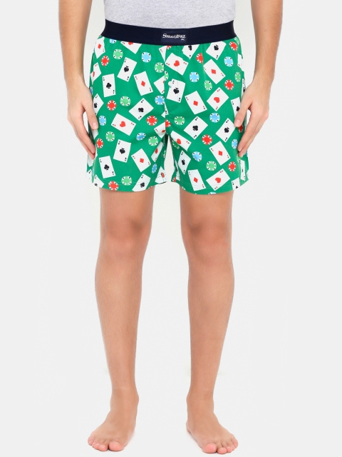 Smugglerz Men Green & White Cards & Casino Chips Printed Pure Cotton Boxers CARDS & CASINO CHIPS-BXR-S
Smugglerz Men Green & White Cards & Casino Chips Printed Pure Cotton Boxers CARDS & CASINO CHIPS-BXR-S