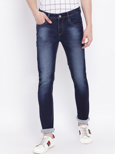 Crimsoune Club Men Blue Slim Fit Mid-Rise Clean Look Jeans
