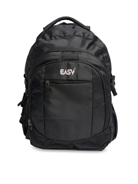 EASY Black Solid Laptop Bag