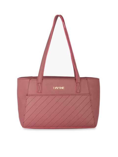 Daphne Pink Solid Shoulder Bag
