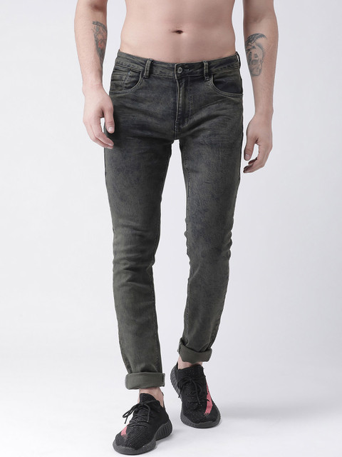 Rex Straut Jeans Men Olive Green Slim Fit Mid-Rise Clean Look Stretchable Jeans
Rex Straut Jeans Men Olive Green Slim Fit Mid-Rise Clean Look Stretchable Jeans