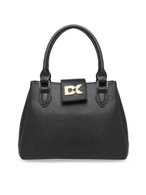 Diana Korr Black Solid Handheld Bag