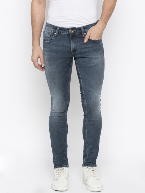 SPYKAR Men Blue Super Skinny Fit Low-Rise Clean Look Jeans