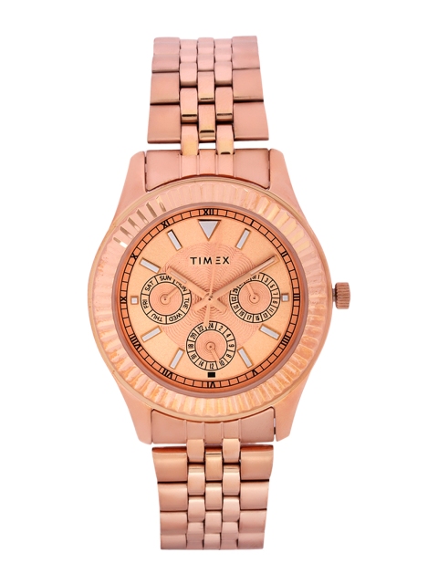 Timex Women Beige Analogue Watch TW0TL9012