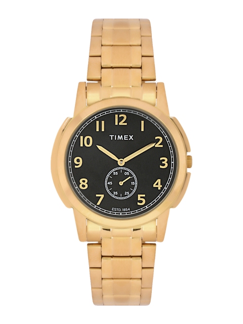 Timex Men Black Analogue Watch TW000U317