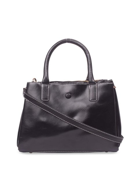 Bagkok Black Solid Handheld Bag