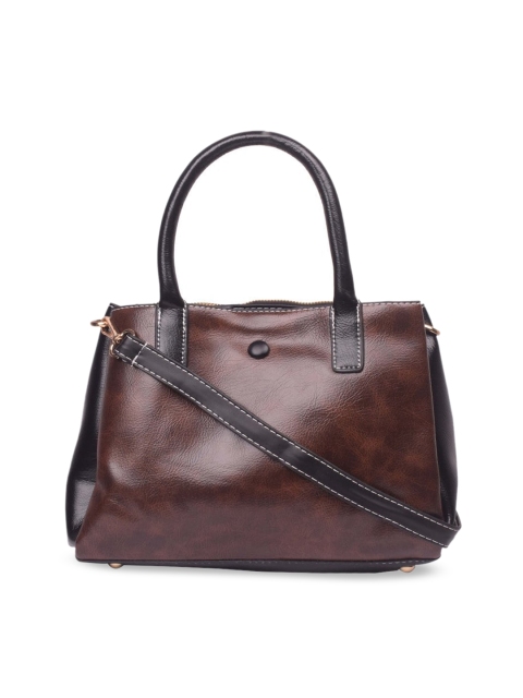 Bagkok Brown Solid Handheld Bag