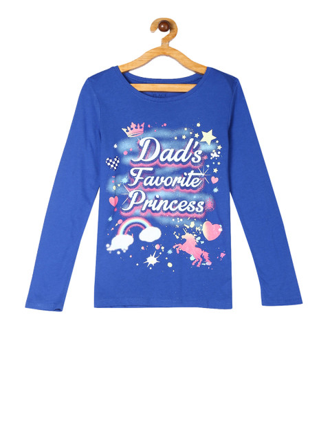The Childrens Place Girls Blue Printed Round Neck T-shirt
The Childrens Place Girls Blue Printed Round Neck T-shirt