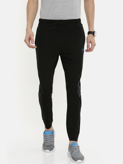 Proline Active Men Black Solid Slim-Fit Joggers