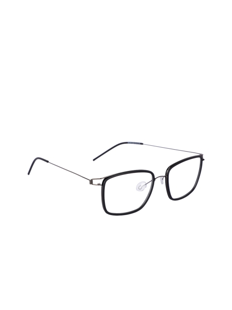 MARC LOUIS Men Black Solid Full Rim Rectangle Frames MLSE6065 C03 52 FR