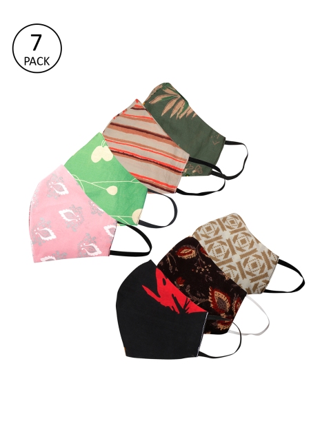 AKS Unisex 7 Pcs Assorted Printed 2-Ply Eco Friendly Anti Pollution Reusable Cloth Masks
AKS Unisex 7 Pcs Assorted Printed 2-Ply Eco Friendly Anti Pollution Reusable Cloth Masks