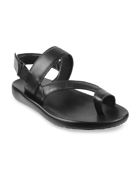 Metro Men Black Sandals