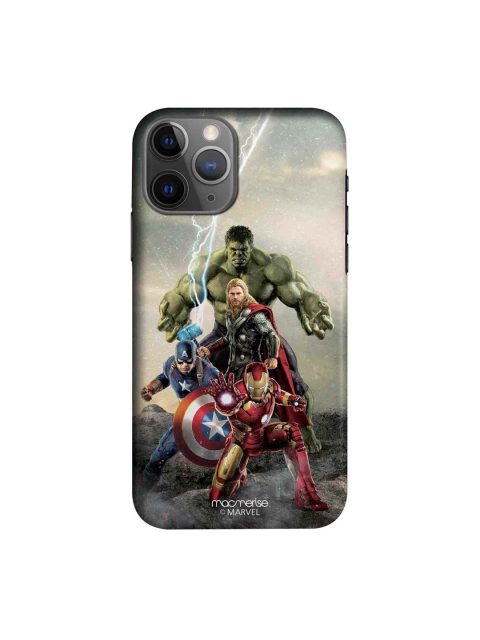 macmerise Grey & Red Time to Avenge iPhone 11 Pro Max Case