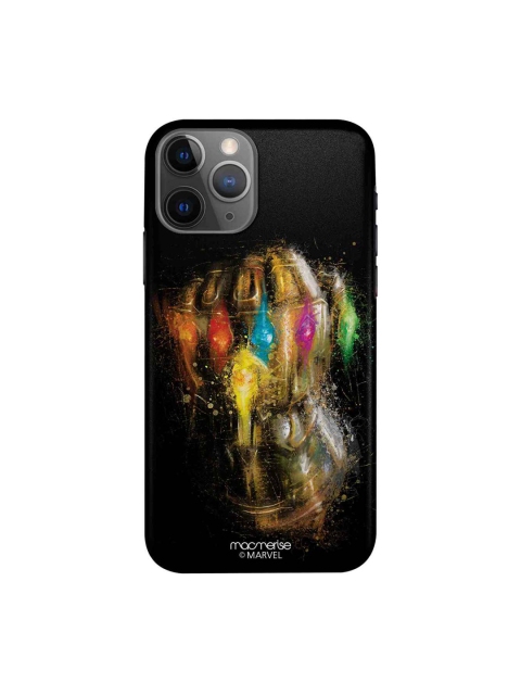 macmerise Black & Gold-Toned Gauntlet Brushstrokes Pro Case For iPhone 11 Pro Max