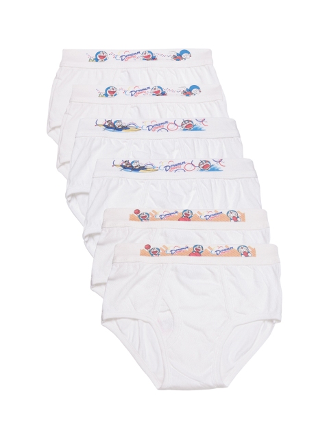 Red Rose Boys Pack of 6 Assorted Briefs JRNO30WH