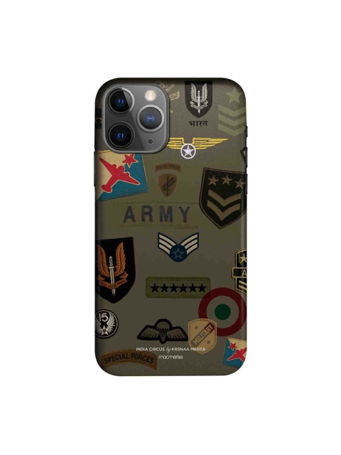 macmerise Olive Green & Black Roger That iPhone 11 Pro Max Case