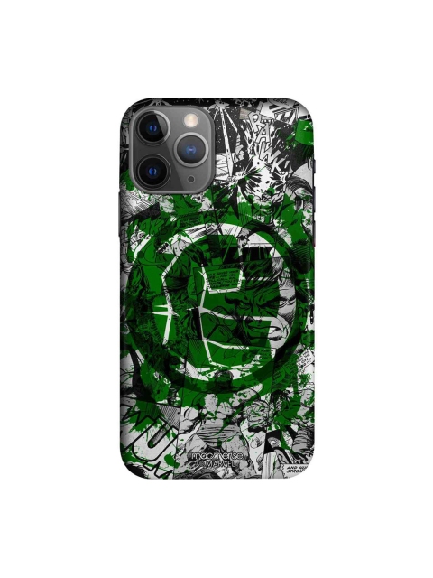 macmerise Green & Black Splash Out Hulk Fist Pro Case For iPhone 11 Pro Max