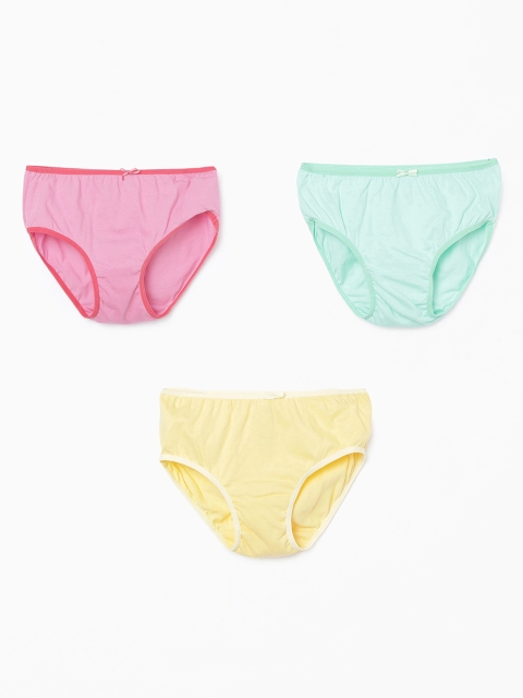 Fame Forever by Lifestyle Girls Pack of 3 Pink Solid Briefs 8907362574816, Yellow
Fame Forever by Lifestyle Girls Pack of 3 Pink Solid Briefs 8907362574816, Yellow