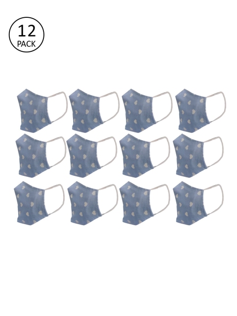 nestroots Unisex Pack of 12 Pcs Blue & White Printed Reusable 2-Ply Outdoor Fabric Masks
nestroots Unisex Pack of 12 Pcs Blue & White Printed Reusable 2-Ply Outdoor Fabric Masks