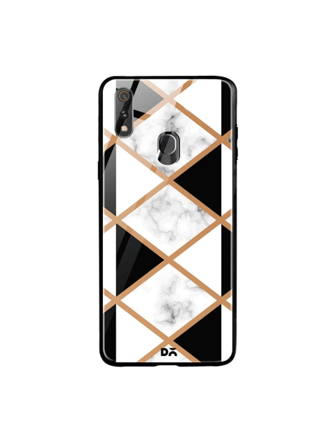DailyObjects White & Black Marble III 50 Oppo Realme 3 Pro Glass Case