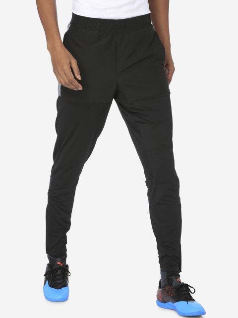 Puma Men Black Solid Slim-Fit Track Pants