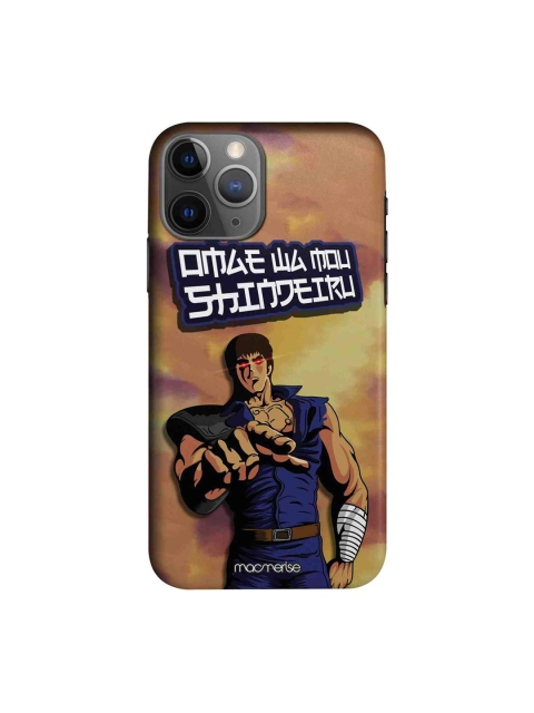 macmerise Brown & Blue Serious Kenshiro Printed iPhone 11 Pro Max Case