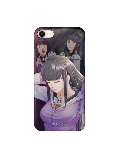 macmerise Black & Purple Phases Of Hinata Hyuga iPhone 8 Mobile Case