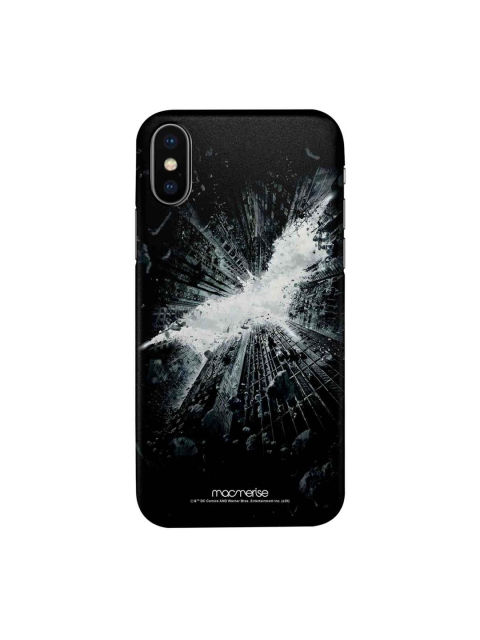 macmerise Black & White God of Gotham Batman DC The Dark Knight Rises iPhone X Case Cover