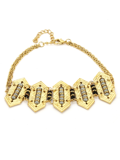Blueberry Gold-Plated Handcrafted Choker Necklace